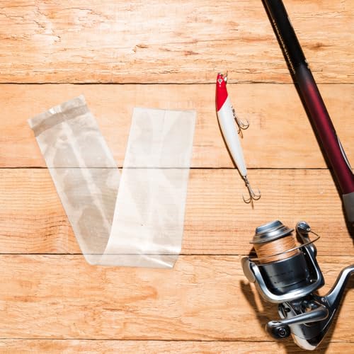 50pcs Clear Plastic Fish Transport Bags, Thick Aquarium Shipping Pouches for Live Fish, Secure Closure packing bags for Long Distance Transport, Temporary Isolation