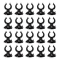 Aquarium Suction Cup, Aquarium Sucker Clip, Suction Cups Airline Tubing Holder, Fish Tank Accessories for Aquarium Fish Tank, Black, 0.67" 20 Pcs 20 Pcs