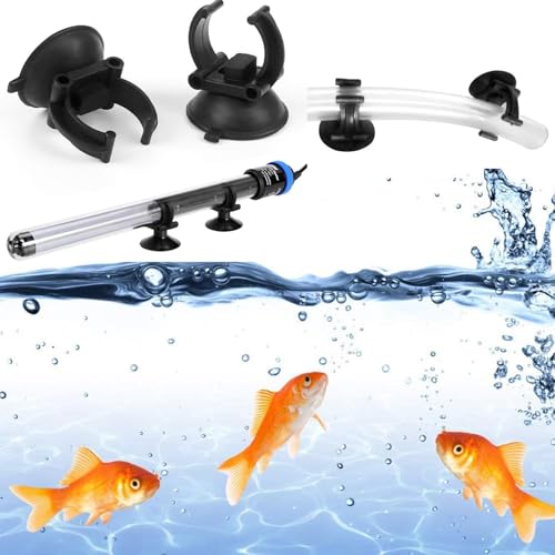 50Pieces Strong Suction Cups and Clamp for Secure Aquariums Plant Installation and Organization Invisible Clip Strong Aquarium Clip for Tube