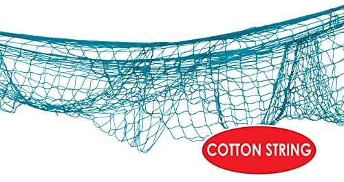 Fish Netting (turquoise) Party Accessory (1 count) (1/Pkg) - color: Turquoise, size: 4' x 12'