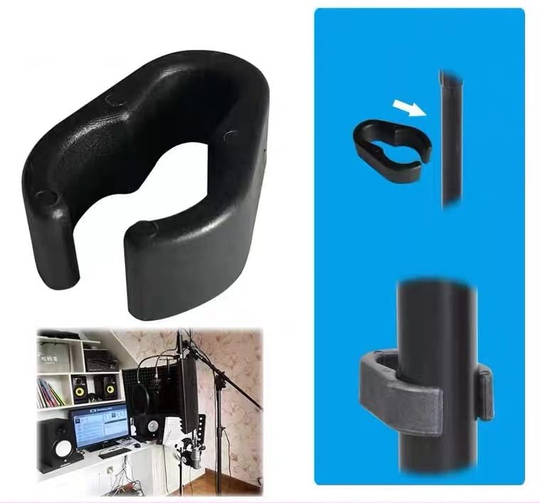 Mic Cable Clips - 30Pcs Universal Mic Boompole Clips