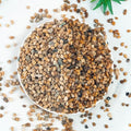2 lbs Aquarium Gravel, 3-6mm Fish Tank Gravel, Succulent Cactus Pea Gravel for Indoor Plants, River Rocks for Gardening, Flower Pots, Vase Fillers, Garden Landscaping - size: 3-6mm