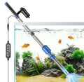 bedee Aquarium Vacuum Gravel Cleaner, 24W Electric Fish Tank Cleaner Vacuum, 6 in 1 Multifunctional Aquarium Cleaner for Automatic Water Change, Wash Sand, Water Circulation and Timed Off, Blue