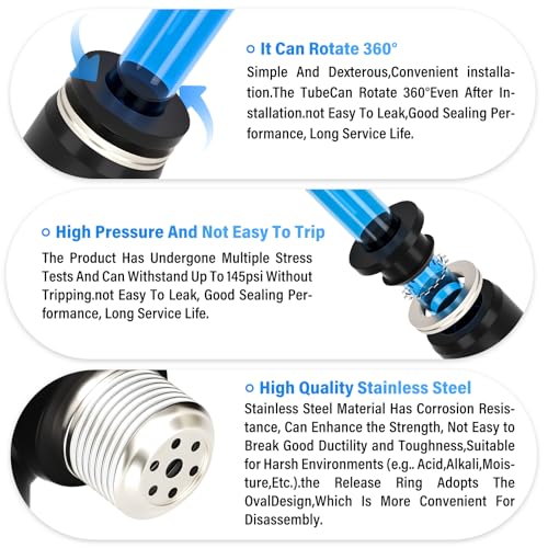 TAILONZ PNEUMATIC 3 Pack SL-1/4-N4 Push to Connect Air Line Fitting Air Flow Control Valve 1/4 Inch od 1/2 Inch Npt Elbow 90 Degree Air Speed Control Valve Fitting - size: 1/4"OD1/2"NPT