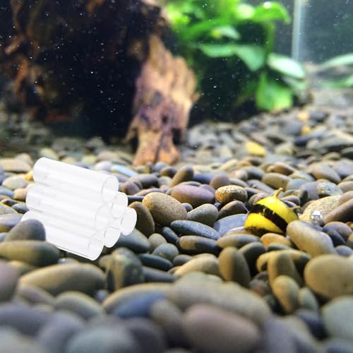 Crystal Shrimp House Acrylic Shrimp Cave Aquarium Décor Shelter Hideaway Stress Reduction Breeding Tube Aquatic Accessories for Fish Tank