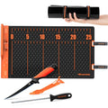 KastKing EZ Fillet Fish Fillet Mat, Anti-slip Texture With 25" Integrated Ruler, Extended Dimensions, Easy to Clean Material, Portable Storage, Fish Cutting Board - style: B:Fish Fillet Mat Set