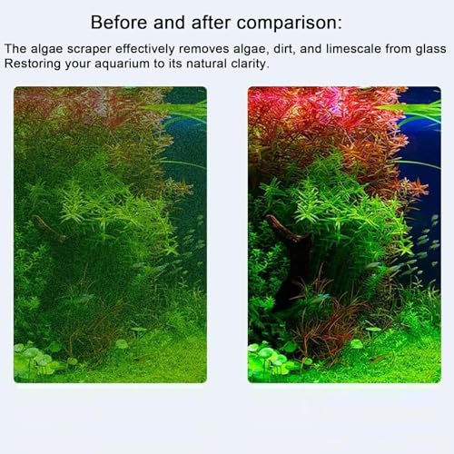 Portable Gravel Cleaner, Handheld Tank Scraper, Flexible Habitat Tool, Aquarium Substrate Maintenance Kit, Fish Tank Photography Accessory, Aquatic Gear for Hobbyists, Enthusiasts, Restaurants