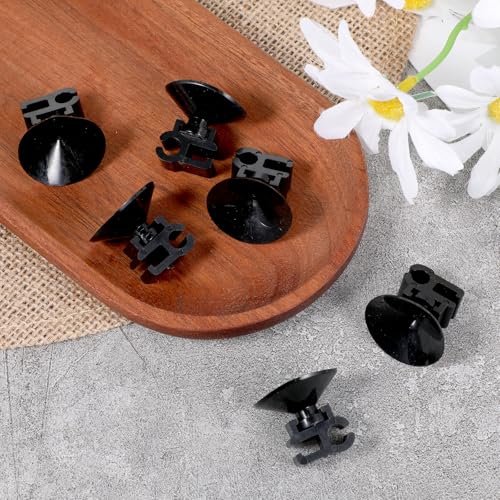 20 Pcs Aquarium Suction Cup Clip Professional Fish Tank Suctions Cup Clips, Small Suction Cups for Fish Tank Oxygen Tube Hose, Heating Rod Holders Clamps Aquarium Air Pump Accessories