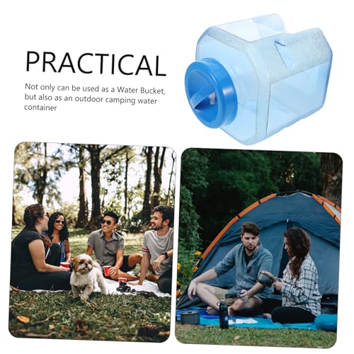1pc Portable Water Storage Bucket Outdoor Camping Water Container Solid Handle for Hiking Fishing and Home Use Versatile Liquid Jug for Drinking