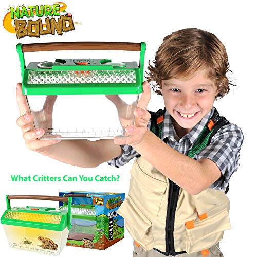 Nature Bound Bug Catcher Critter Barn Habitat | Bug Catcher Kit for Kids | Outdoor Nature Exploration Toys | Indoor/Outdoor Insect Collecting with Light Kit | STEM Toy for Boys & Girls Ages 3+ - style: Habitat with Light