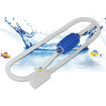 4.8ft Aquarium Siphon for Fish Tank, Aquarium Cleaning Tools, Manual Aquarium Vacuum Gravel Washer Siphon Pump, Aquarium Water Changer for Drainage and Water Injection Sucking Fish Droppings