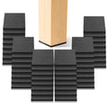 CHUNZEXI Non Slip Rubber Furniture Pads & Grippers, Self Adhesive Round Floor Protectors for Chair & Table Legs and Feet, 1 Inch, 48 Pack, Square - size: 1 inch 48 Square