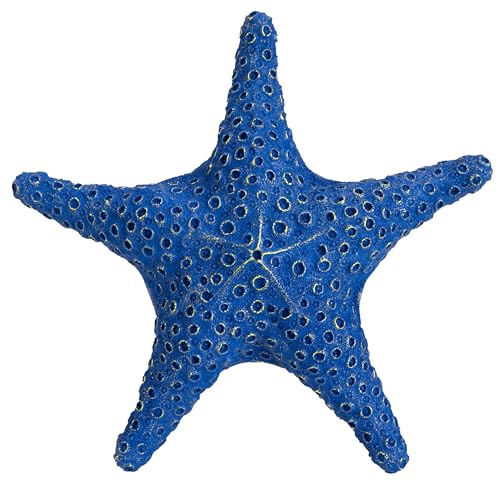 VVGIFTS Blue Ocean Beach Decoration Starfish Resin Wall Hanging Decoration (RoyalBlue) - color: Royalblue