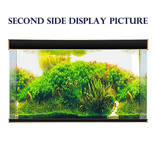 ELEBOX New 20" x 48" Fish Tank Background Paper Wallpaper 2 Sided Colorful Seaweed Water Plants Aquarium Poster Decorations - color: Seaweed, size: H:19.5"x L:48"