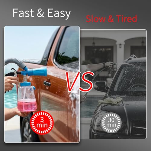 3IN1 Car Interior Detailing Air Blow Gun with Adjustable Air Flow Nozzle, Quickly Blasts Dirt, Car Detailing Kit, Works with Air Compressor (Upgrade Rotate Tube) PU Tube - color: PU Tube