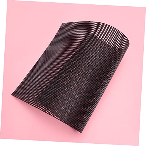 Veemoon 5pcs Plastic Mesh Grid for Fish Tanks Flexible and Cuttable Black Mesh for Crafting Aquarium Dividers and Breeding