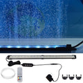 Carefree Fish Aquarium 24/7 Mode Timer Submersible LED Light Full Spectrum CRI 82~85 Tank Underwater Light & Nanometer Materials Air Stone 3Ft Tubing Waterproof Rating IP68 (No Included Air Pump) - size: 24Inch