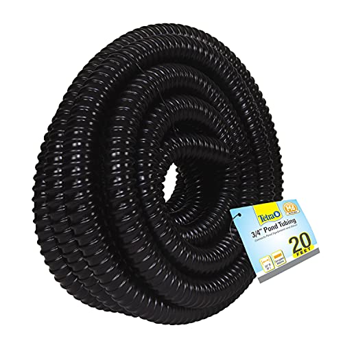 TetraPond Pond Tubing 3/4 Inch Diameter, 20 Feet Long, Connects Pond Components