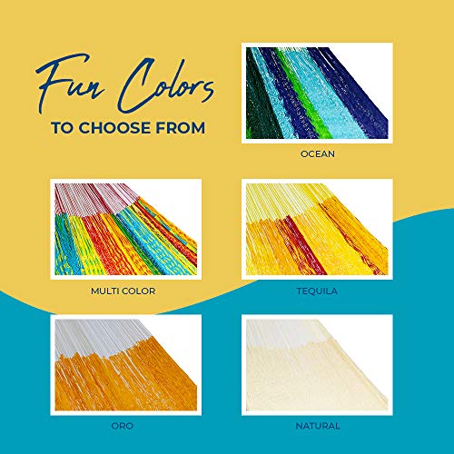 Hammocks Rada- Handmade Yucatan Hammock - Matrimonial Size Natural Color - 13ft long Artisan Crafted