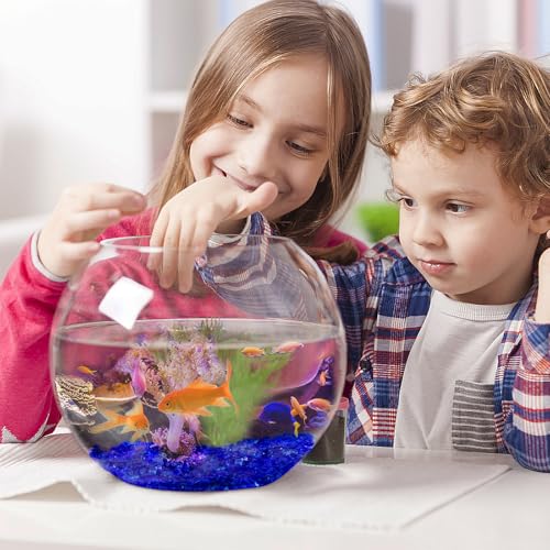 Keedolla 15 Oz Aquarium Glass Marbles Fish Tank Rocks, Decorative Glass Pebbles Gemstones for Aquarium Gravel Fish Tank Stones Vase Fillers DIY Crafts - Cobalt Blue - color: Cobalt Blue, size: 0.93 Pound