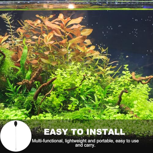 BESPORTBLE Fish Tank Water Changer Tool Coral Feeder for Aquarium Cleaning and Feeding Design for Safe Use Multi-Functional Aquarium Accessories - color: Black, size: 30X3.5CM