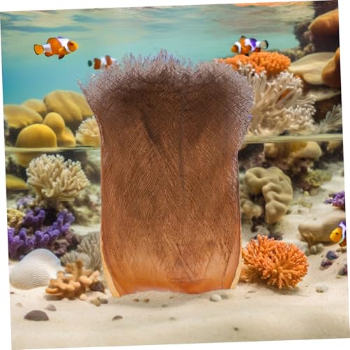 SOLUSTRE 5 Sheets Artificial Palm Tree Bark for Garden Pots and Aquarium Fish Fry Hatching Natural Look Decorative Plant Basking Platform Versatile Tank Background and Landscaping Bark Wide