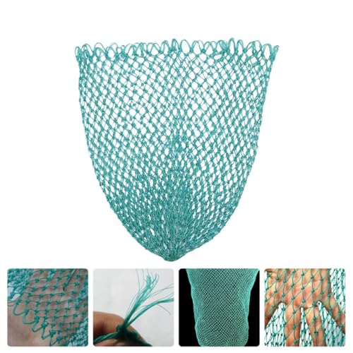 Toyvian Fishing Net Replacement Head Large Sturdy Nylon Mesh 35mm Medium Hole 40cm Diameter 36-Strand Large Outdoor Multi-use Fishing Accessory for Professional Anglers