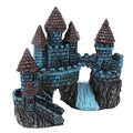 Resin Castle Aquarium Decorations,Hideout Castle House Cave Stone Head Aquarium Ornament,Fish Tank House Decor for Freshwater Saltwater