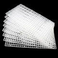 Aquarium Fish Tank Bottom Isolation 8 Pcs, Plastic Egg Crate Grid Divider Tray Egg (S 8pcs) - size: S 8pcs