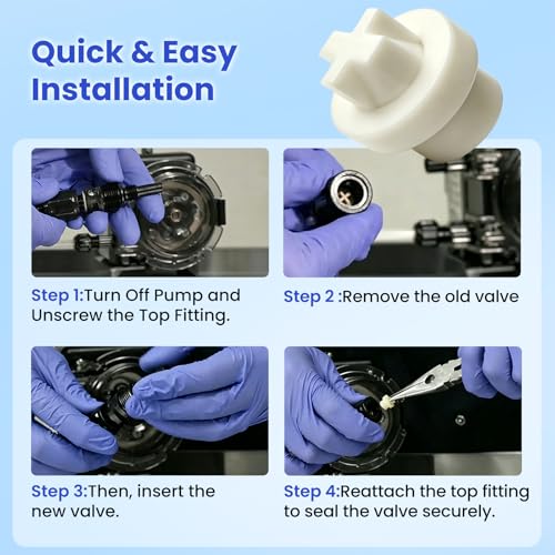 12 PCS MCCVDB0 Check Valve Duckbill Replacement for Stenner Pumps 45 85 100 170 Series, Santoprene Duck Bill Valves for Peristaltic Pump Tube MCCP202, Regular Maintenance Parts