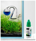 Aquarium CO2 Drop Checker CO2 Indicator (Glass Checker+15ml) - color: Glass Checker+15ml