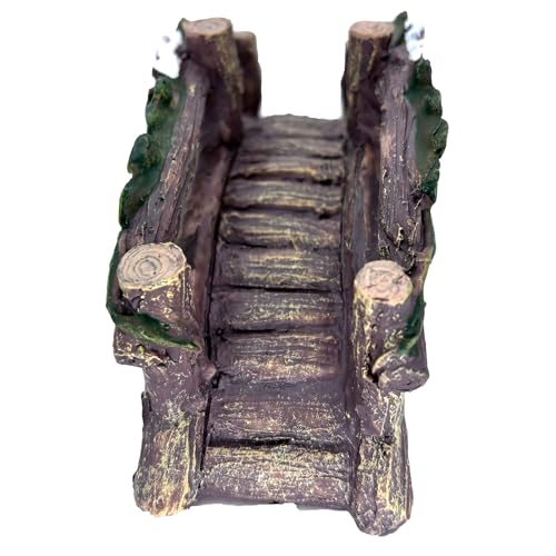 MUAMAX Fairy Garden Bridge Mini Bridge for Fairy Garden Flower Bridge Resin Arched Artificial Little Bridge Micro Landscape Garden Bridge for Dollhouse Ornaments Fairy Garden Accessories