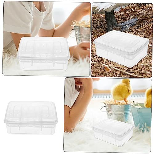 DOITOOL Egg Hatchery Tray for Reptiles Gecko Incubator Box Professional Reptile Egg Incubator