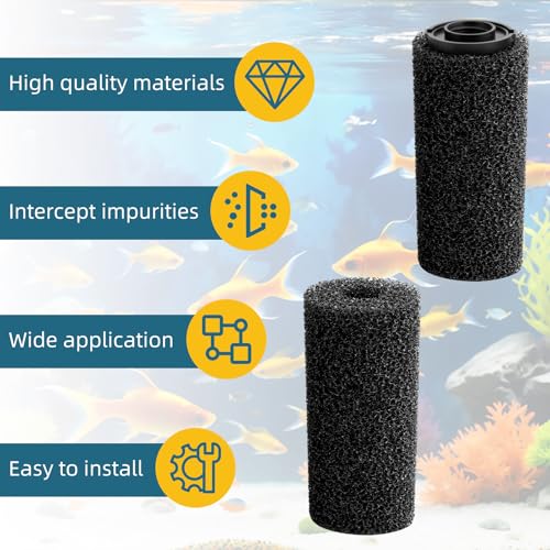Pond Pre Filter for Beckett Pond G FR DP Pump, Prefilter Sponge Roll with Intake Strainer for Pond Pump - Part No 7137710 (Pack of 2)