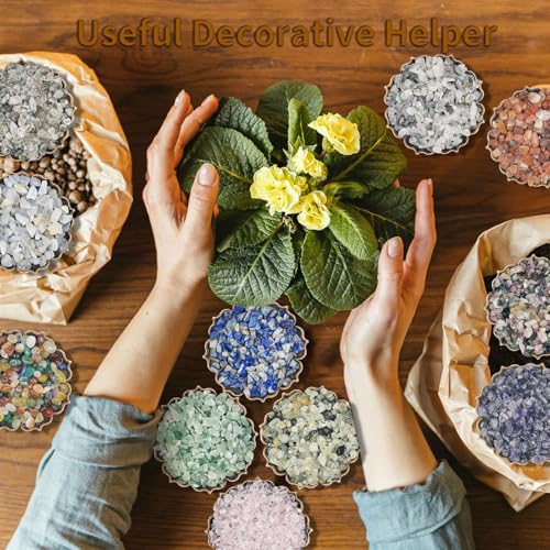 0.45 LB Polished Agate Stones Natural Decorative Rocks for Outdoor Decoration Home Decoration Fish Tank Vase Filler DIY Handmade Bamboo Succulents Cactus (Grape Stone) - color: Grape Stone