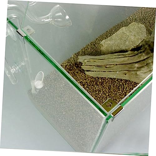 Angoily 8Pcs Stainless Steel Fish Tank Cover Support Bracket Durable Aquarium Rack for Covers Practical and Safe Fish Tank Accessories