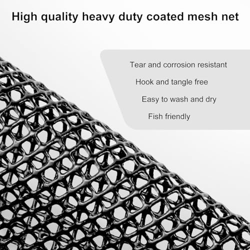 Extra Large Foldable Floating Fishing Basket for Live Caught Fish, Heavy Duty Coated Mesh Bait Pen, Collapsible Mesh Fishing Basket