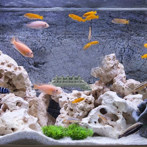 balacoo Miniature Arch Bridge Model Artificial Landscape Decor for Fish Tank Garden Unique Sandstone Design for Gardens Lawn Decoration and Aquatic Settings