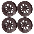 uxcell 4 Pcs Fountain Water Wheel, 2.75 Inch Desktop Fortune Statue Aquarium Wheels Decor Water Fountains Wheel Brown - size: 2.75 Inch