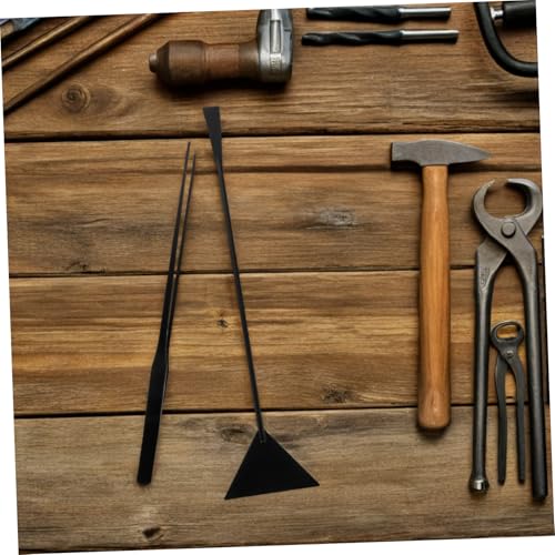 Toddmomy 1 Set Versatile Stainless Steel Scissors Tweezers and Spatula for Efficient Aquarium Maintenance Aquascaping Fish Tank Care Set