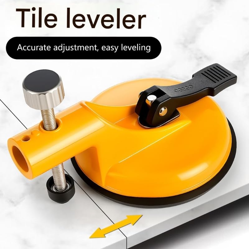 Adjustable Height Setter, Professional Countertop Leveling Tool with Vacuum Rubber Clamps, Floor Gap Fixer for Laminate, Wood, Tile, Vinyl Floor Gap Repair Tool, Seamless Tile and Slab Installation