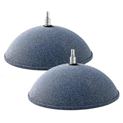 kathson Large Mineral Airstone Bubble 8 Inch Ball Shape Diffuser Air Stone for Aquarium Fish Tank, Pump and Hydroponics(2 Pack) - size: 8inch，2PCS