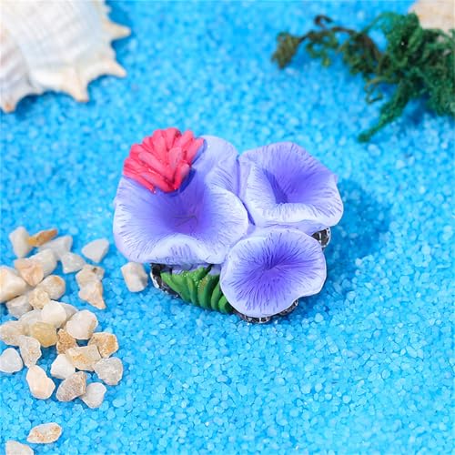 11 Pieces Aquarium Decorations with Resin Coral, Fish Tank Decorations Small Underwater Accessories, Artificial Plant for Betta Ornaments Aquarium Landscape