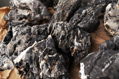 LANDEN Dark SEIRYU Stones Natural Rocks(17lbs, 3~11 inches,7-8pcs) for Aquarium, Paludarium, Terrariums, Landscaping Rocks, Decorative Aquarium Rocks - size: 08 Dark Seiryu Stones(3-11inch,17lbs)