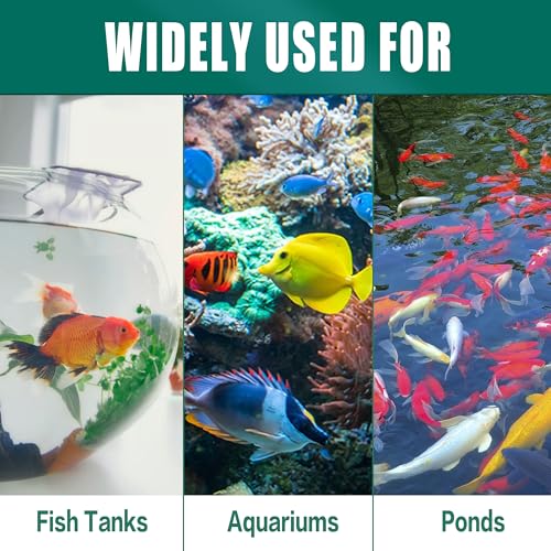 Ammonia Test Strips for Fish Tank, Ammonia Aquarium Test Strips for Saltwater & Freshwater Aquariums & Ponds, 50 Count Aquarium Water Test Kit - color: ammonia test strips