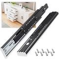 Push to Open Drawer Slides 1 Pair Full Extension 12 14 16 18 20 22 24 inch Side Mount Pull Out Kitchen Cabinet Rails Bracket Replacement Ball Bearing Tracks kit Guide Runner 100 LB Capacity - size: 14 Inch, style: Push open-1 pair