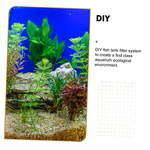 2pcs Aquarium Divider Transparent Gravel Plate Wear-Resistant Tank Partition for Breeding Fish Smooth Edges Easy to Install Retention - color: Transparent