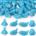 Geelin 50 Pcs Mini Resin Mosasaurus Figurines Tiny Resin Figurines Small Sea Dinosaur Ornament Charms Figure Tiny Ocean Animals Crafts for Dollhouse Landscape Aquarium Garden Desktop Ocean Party