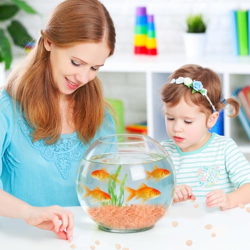 QEQEKAKA Sea Glass Stones for Crafts About 2.75LB (1180g/41.62oz) Glass Pebbles Gemstones Bulk for Beaching Wedding DIY Decoration Aquarium Turtle Tank Vase Filler - color: Peach‌, size: 2.75LB (1185g/41.79oz)