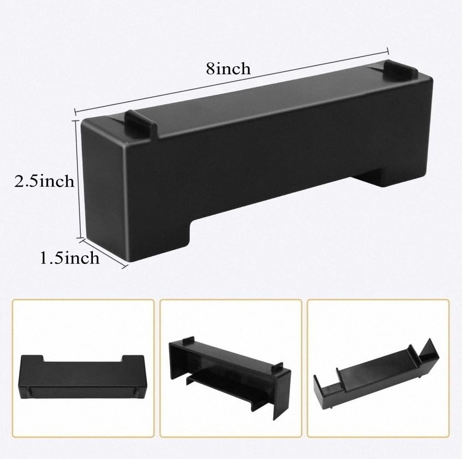 Shrimp Cave Aquarium Tunnel - Fish Tank Decorations, Corner Hideout, Hides for Aquarium - Tank Accessories - color: Underground Tunnel Black 2pcs